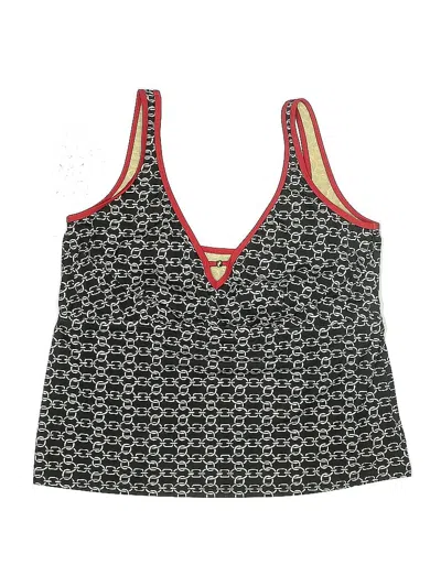 Pre-owned Gottex Swimsuit Top Black Swimwear