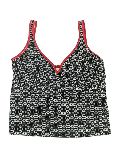 Pre-owned Gottex Swimsuit Top Black Swimwear