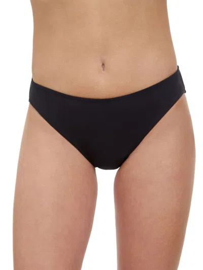 Gottex Swimwear Women's Mid-rise Bikini Bottom In Black