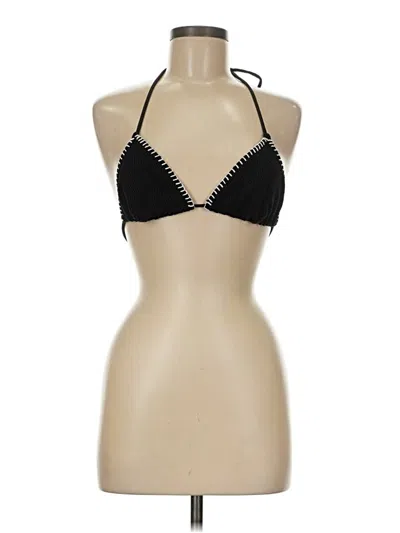 Pre-owned Gottex Tank Top Black Halter Neckline Tops