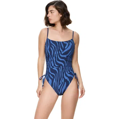 Gottex Tanzania C-cup Square Neck One Piece Swimsuit In Multi
