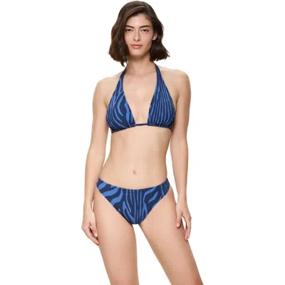 Gottex Tanzania Triangle Bikini Set In Blue