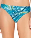 Gottex Tourmaline Medium Rise Bikini Bottom In Got Tourmaline In Blue