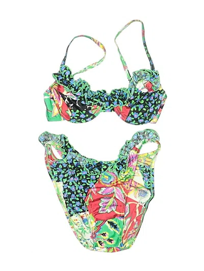 Pre-owned Gottex Two Piece Swimsuit In Green