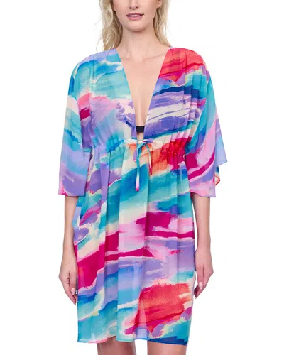 GOTTEX V-NECK BEACH DRESS