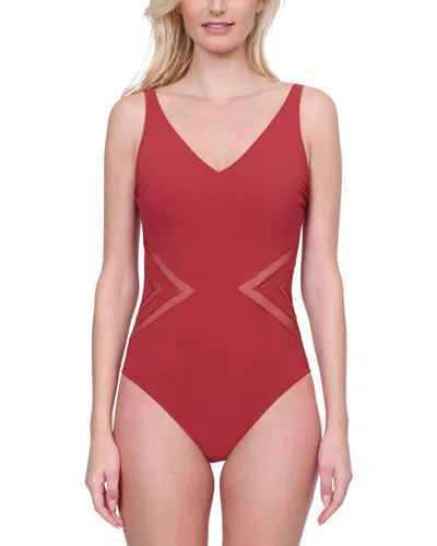 GOTTEX GOTTEX V NECK ONE-PIECE