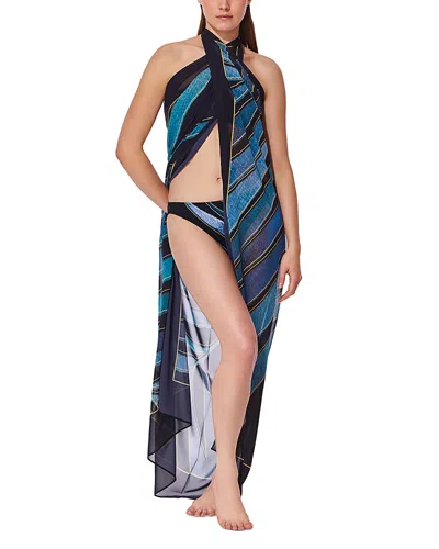 Gottex Willow Pareo Swim Cover-up In Blue