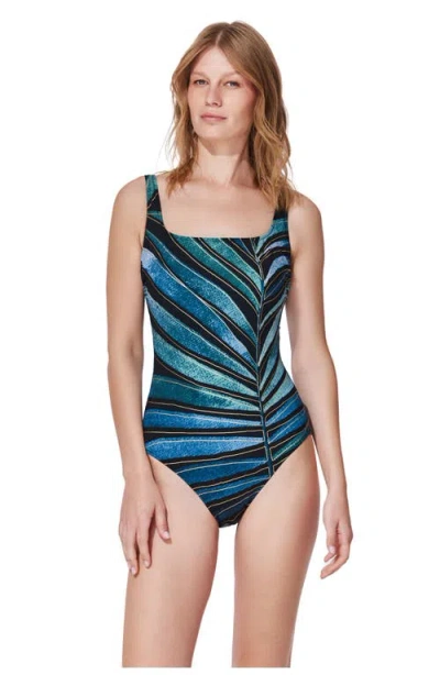 Gottex Willow Square Neck One Piece In Multi