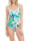 Gottex Square-neck Mayurika Swimsuit In Neutral