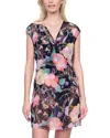 Gottex Memories Of Capri Short Surplice Wrap Dress With Tie