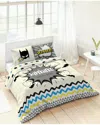 Gouchee Home 144 Thread Count Superhero Duvet Cover Set
