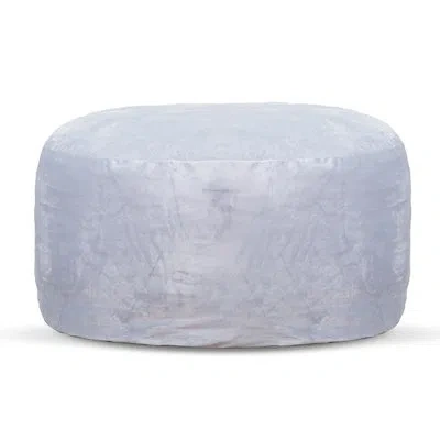 Gouchee Home Ava 4ft Velvet Giant Foam Chair Xl In Gray Velvet