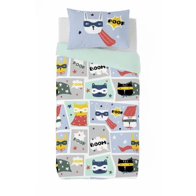 Gouchee Home Boom Twin 2pcs Duvet Cover Set (66"wx86"l) In Blue;green;red;yellow
