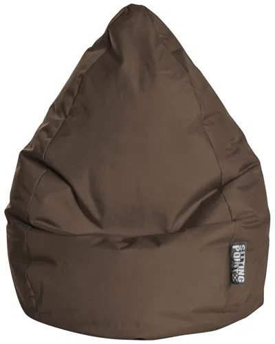 Gouchee Home Brava Bean Bag Chair In Brown