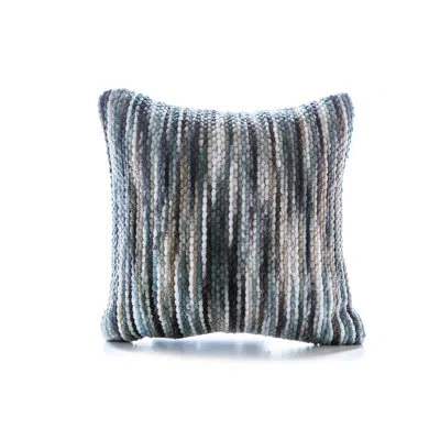 Gouchee Home Brooklyn Textured Throw Pillow In Green