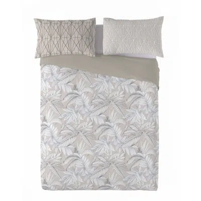 Gouchee Home Calatea 3pcs Duvet Cover Set (90"wx92"l) In Gray