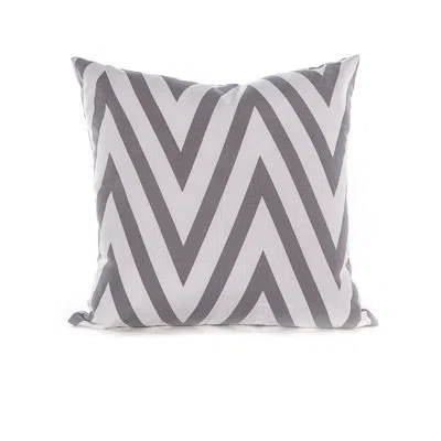 Gouchee Home Chevron Throw Pillow In Gray