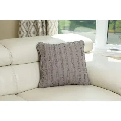 Gouchee Home Cotton Throw Pillow In Gray