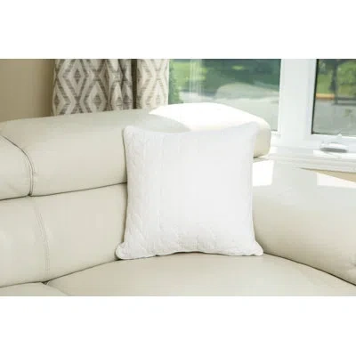 Gouchee Home Cotton Throw Pillow In White