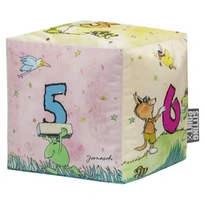 Gouchee Home Cube Janosch Square Ottoman In Multicolor