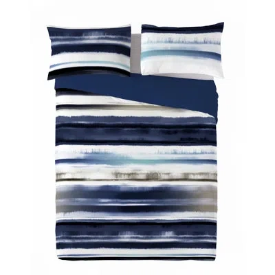 Gouchee Home Delfos 3pcs Duvet Cover Set In Blue;white;teal;grey