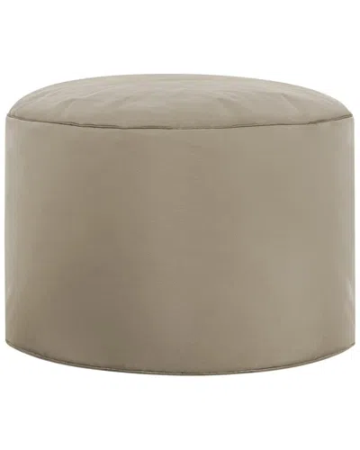 Gouchee Home Dotcom Brava Pouf In Khaki