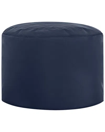 Gouchee Home Dotcom Brava Pouf In Navy