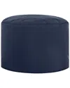 Gouchee Home Dotcom Brava Pouf In Navy