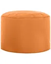 Gouchee Home Dotcom Brava Pouf In Orange