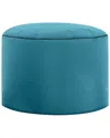 Gouchee Home Dotcom Brava Pouf In Turquoise