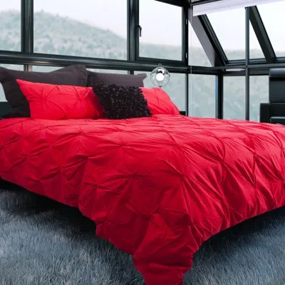 Gouchee Home Duvet Cover Set In Red