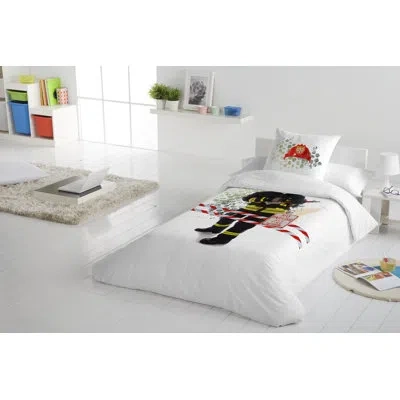 Gouchee Home Fireman 2 Piece Twin Duvet Cover Set In Black;green;red