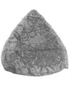 Gouchee Home Fluffy Bean Bag Chair In Gray