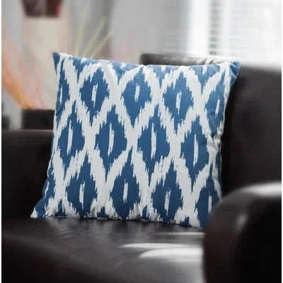 Gouchee Home Ikat Throw Pillow In Indigo