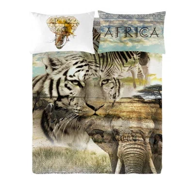 Gouchee Home Kito Safari King 3pc Duvet Cover Set In Yellow