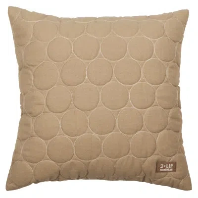Gouchee Home Liam Cotton Throw Pillow In Beige
