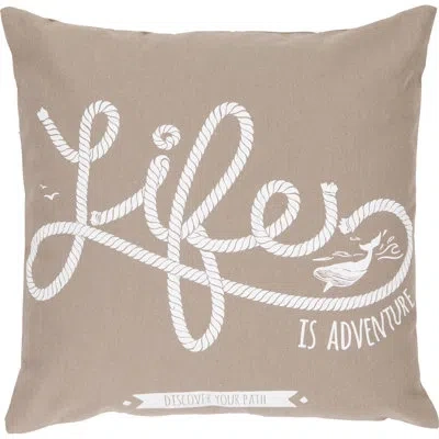 Gouchee Home Life Throw Pillow In Beige