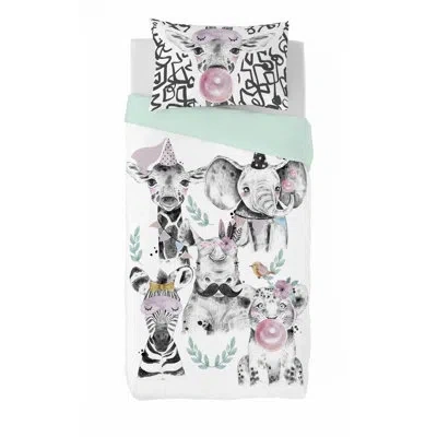 Gouchee Home Lika Duvet Cover Set In Blue;gray;pink