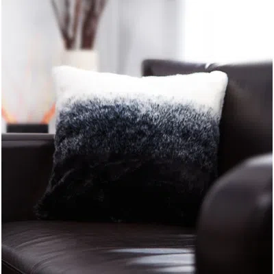 Gouchee Home Lush Throw Pillow In Black