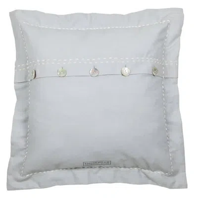 Gouchee Home Mabel Cotton Throw Pillow In Light Gray
