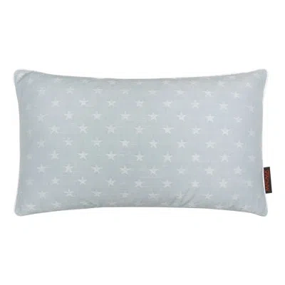 Gouchee Home Maine Cotton Lumbar Pillow In Sky Blue