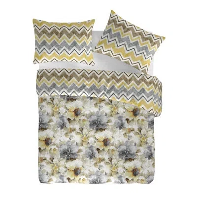 Gouchee Home Nebbia 3pc Duvet Cover Set In Yellow