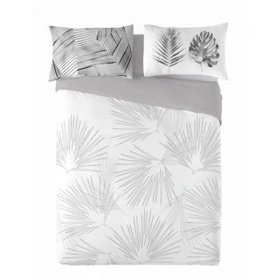 Gouchee Home Palema 3pcs Duvet Cover Set (90"wx92"l) In Gray
