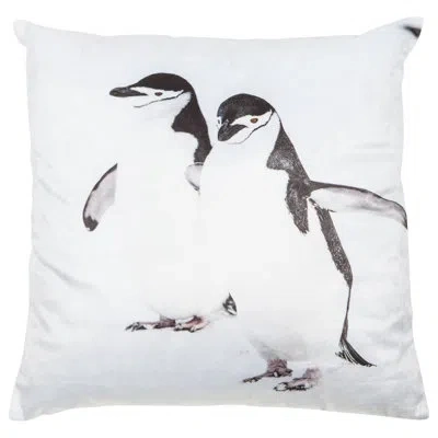 Gouchee Home Penguins Penguins Throw Pillow