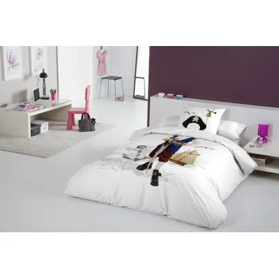 Gouchee Home Pirate 2 Piece Twin Duvet Cover Set In Blue;black;gray