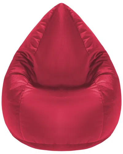 Gouchee Home Sambre Velvet Bean Bag Chair In Red