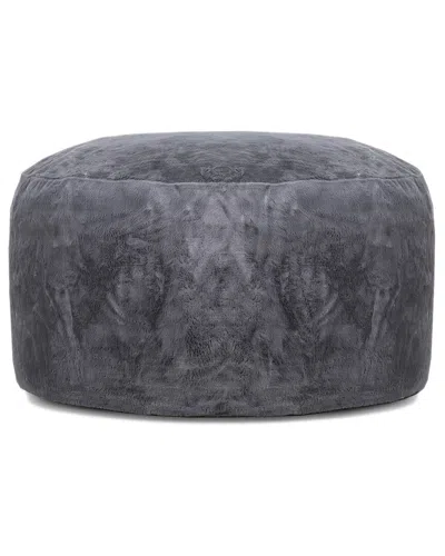 GOUCHEE HOME GOUCHEE HOME SIMCOE 4FT. FAUX RABBIT FUR FOAM BEAN BAG CHAIR