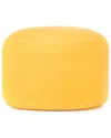Gouchee Home Soleil Dotcom Indoor/ Outdoor Round Ottoman Pouf In Yellow