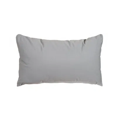 Gouchee Home Soleil Rectangle Indoor/ Outdoor Cushion In Silver