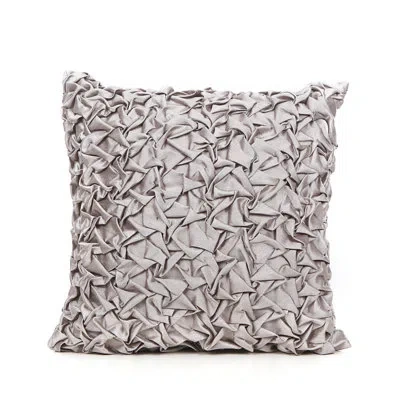 Gouchee Home Squeeze Me Throw Pillow In Silver